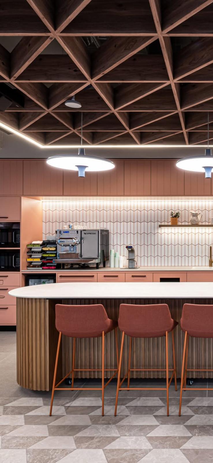 VISIO installed in a premium office kitchen