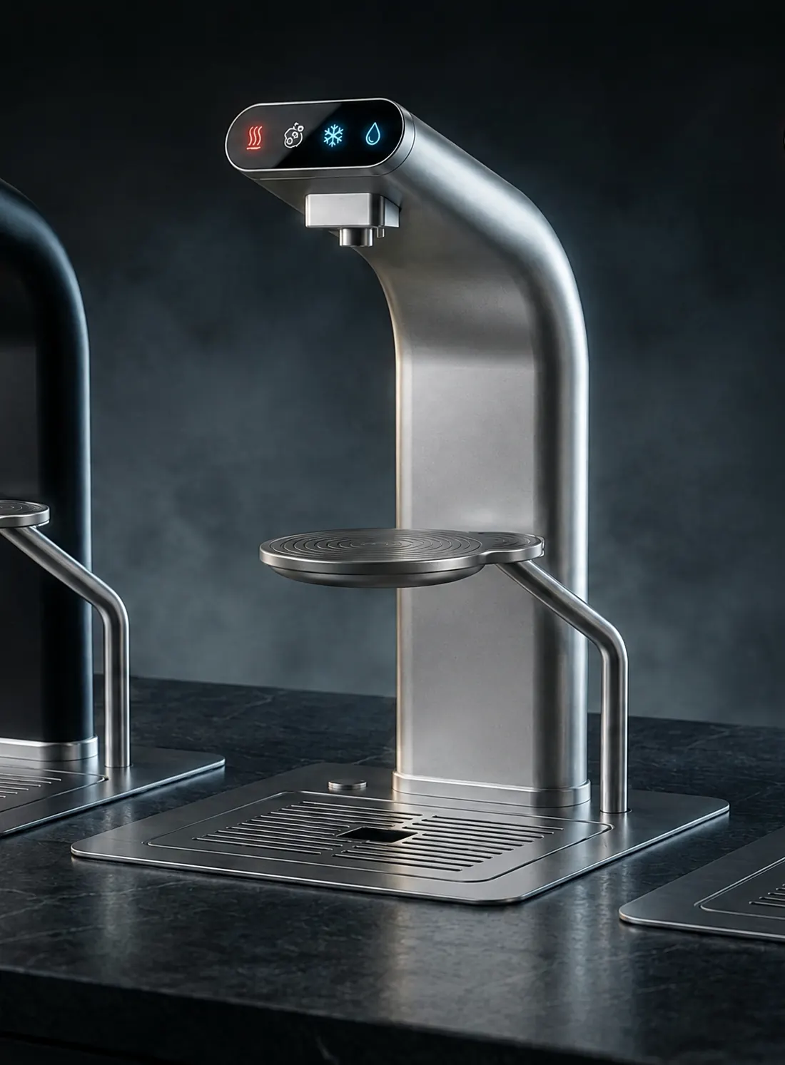 VISIO in Silver Satin Matt