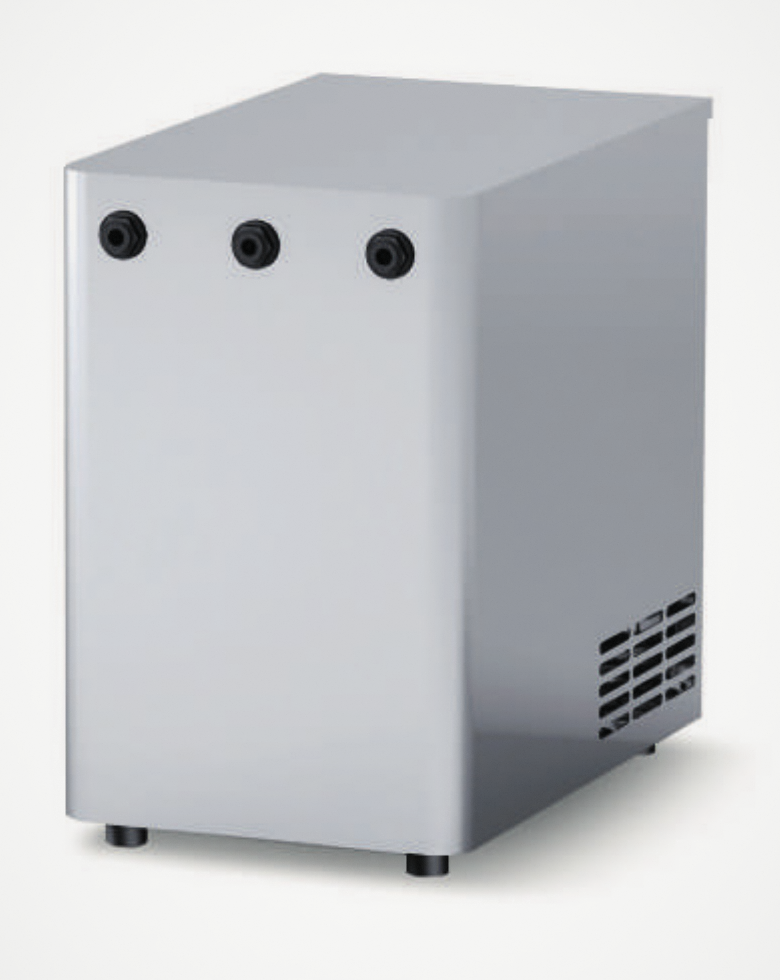 VISIO Soda / Cold Water Unit, white under-counter cooling and carbonation unit